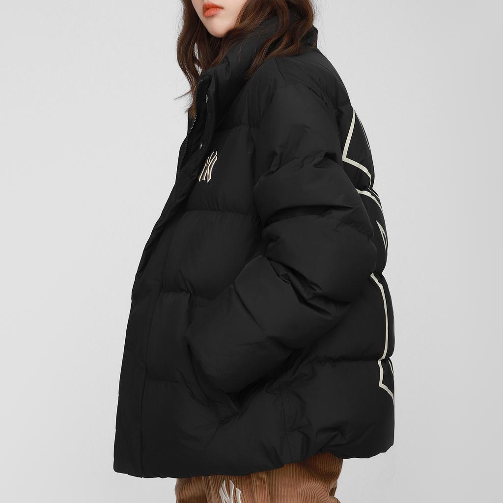 New MLB New York Yankees Down Jacket Cropped Unisex Black 3ADJB0116-50BKS