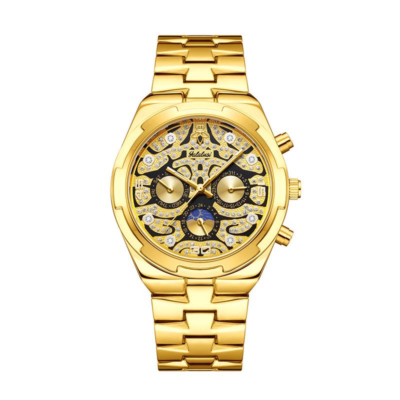 Yalan Loshi Light Luxury Fashion Women S Watch Steel Belt Watch Couple Watch Business Men S Watch Waterproof Luminous Watch