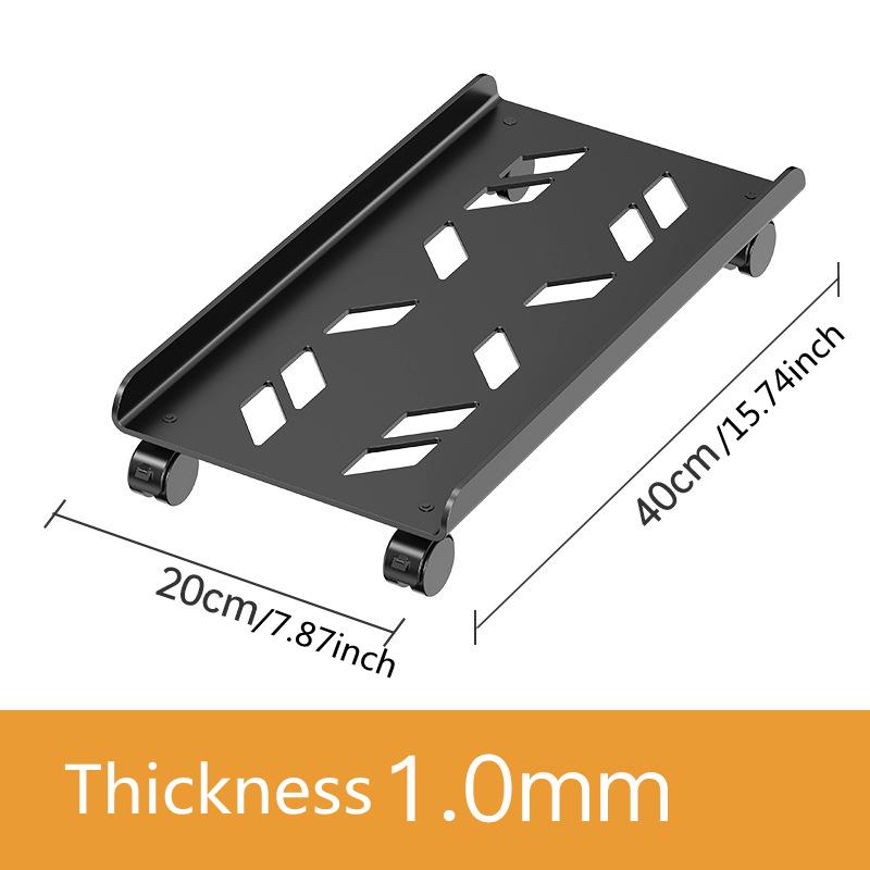 Computer Tower Stand Fits Most PC for Home Office,Mobile CPU Stand, Steel PC Tower Stand CPU Holder with Rolling Caster Wheels