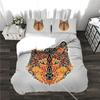 Wolf Howling At Moon Comforter Bedding,Kids Teens Green Galaxy Universe Animal Quilt Cover Set Included:Duvet Cover Pillowcase