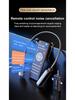 Private Mold Wireless Sound Card & Headset: English Version, All-in-One Microphone with Noise Reduction, Remote Control, and Monitoring Features.