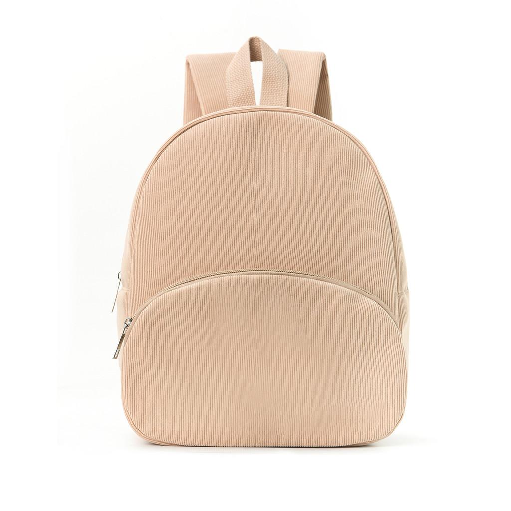 

Corduroy Student Backpack With Large Capacity For Kindergarten Kids хакі