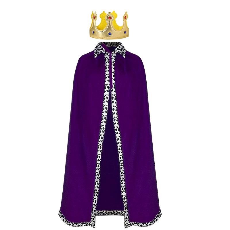 Children's Halloween King Crown & Scepter Cosplay Props