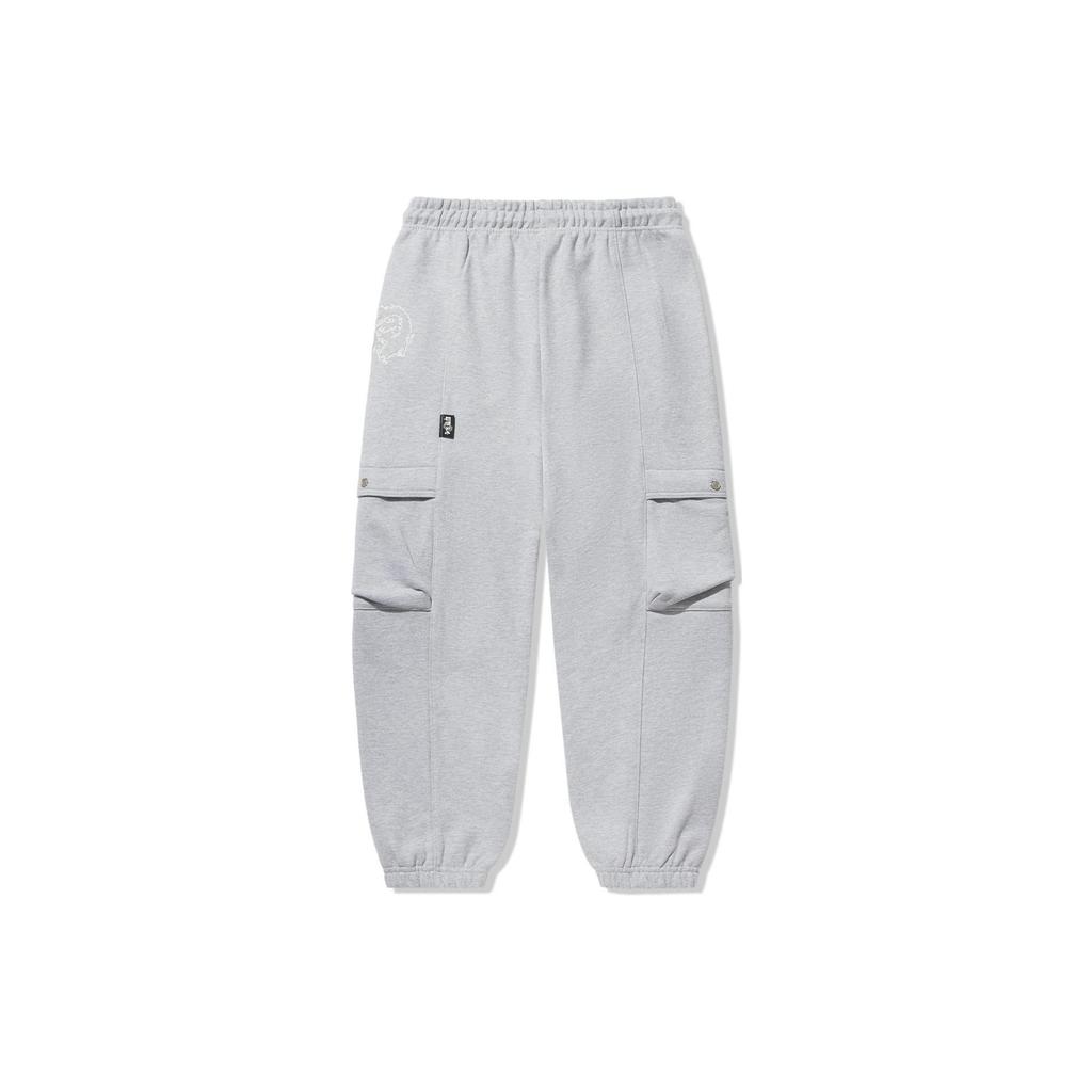 Li Ning Knitted Sweatpants Men's Gray AKLU231-3