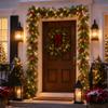2.7m Christmas Decorative Garland with 50 LED Lights