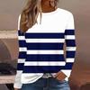 Summer Fashion Women's Casual Long-sleeved Printed T-shirt Top