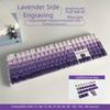 Translucent Sided Gradient Keycaps Purple Green Shine Through Side Printed Keycaps Original Height Five-Sided