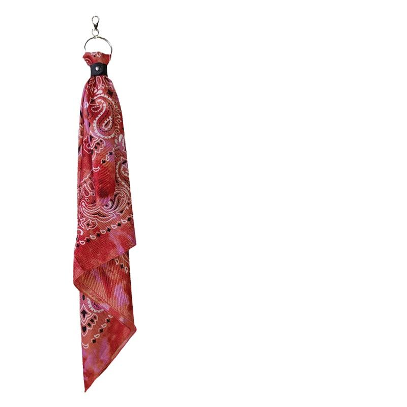 Versatile Hiphop Original Retro Hip Hop Super Fire Waist Buckle Cashew Silk Scarf Waist Hanging Cashew Hip-hop Rendering