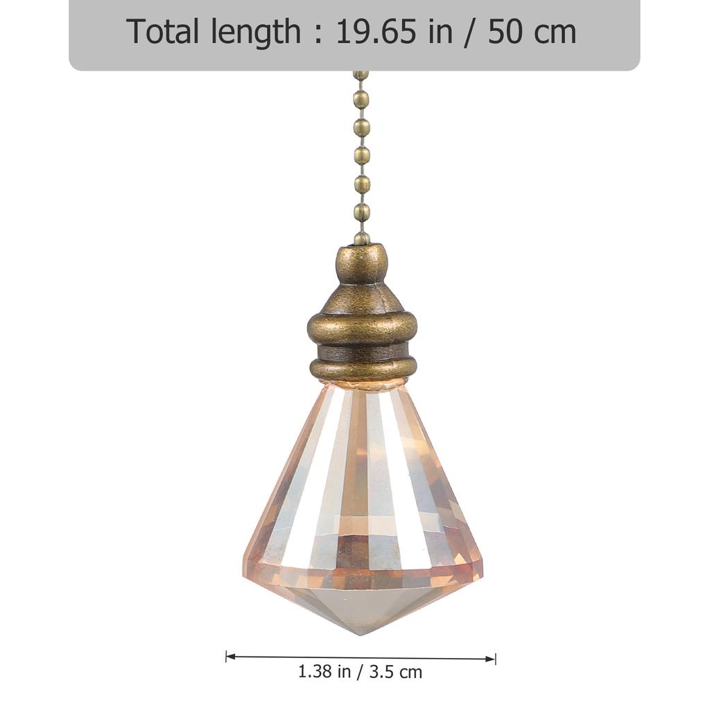 Crystal Gemstone Shaped Pendant Lamp Hanging Ornament Prism Decorative Ball Window Garden Decor Crystal Gemstone Shaped Pendant
