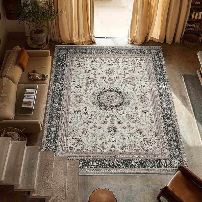 Retro Non Slip Washable Large Area Rug For Bedroom Living Room Home Decor Soft Comfortable Floor Mat