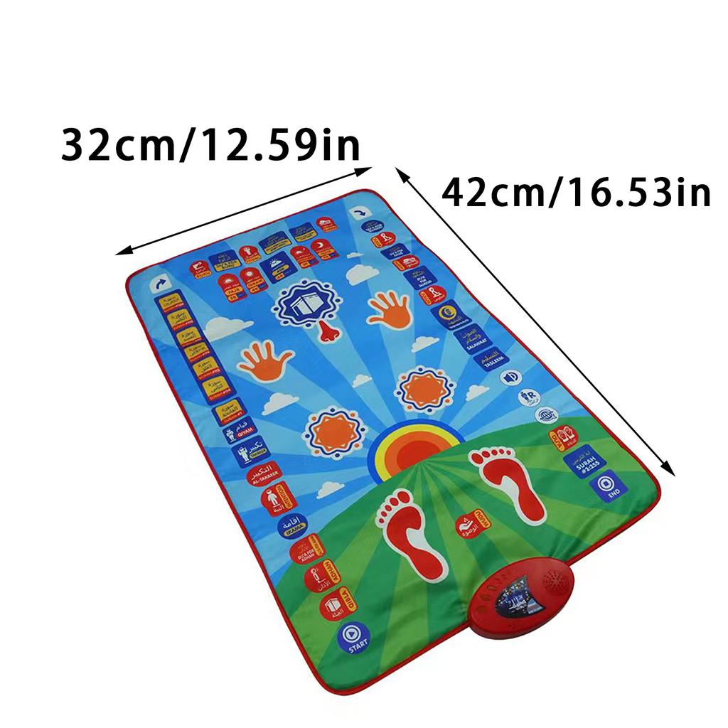 Islamic Muslim Prayer Rug Electronic Music Carpet Mat