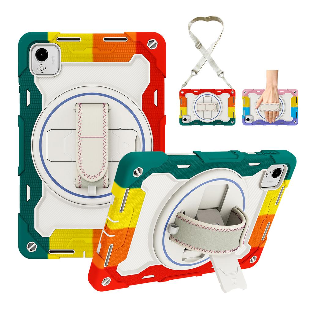 Rugged Case for Huawei Honor Pad 9 8 X9a X8a X8 Pro X9 V7 7 6 V6 MatePad 11.5 11 SE 10.4 10.1 C5e T 10 10S Rotating Stand Cover