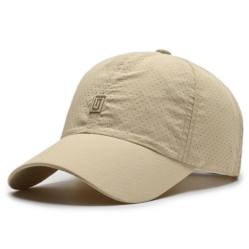 Men's Quick-Drying Embroidery Taslon Baseball Cap - Sun Protection Outdoor Sports Hat