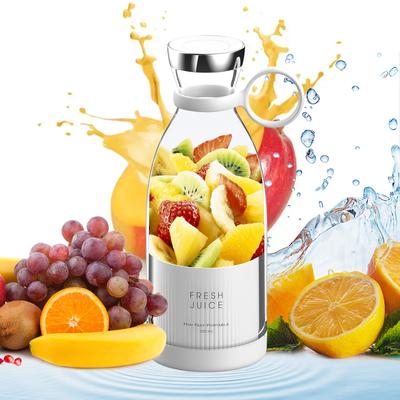 Portable Mini Fast Blender 350ml Juicer Cup with Wireless Charging 4 Blades for Smoothie Milkshake Juice Baby Food