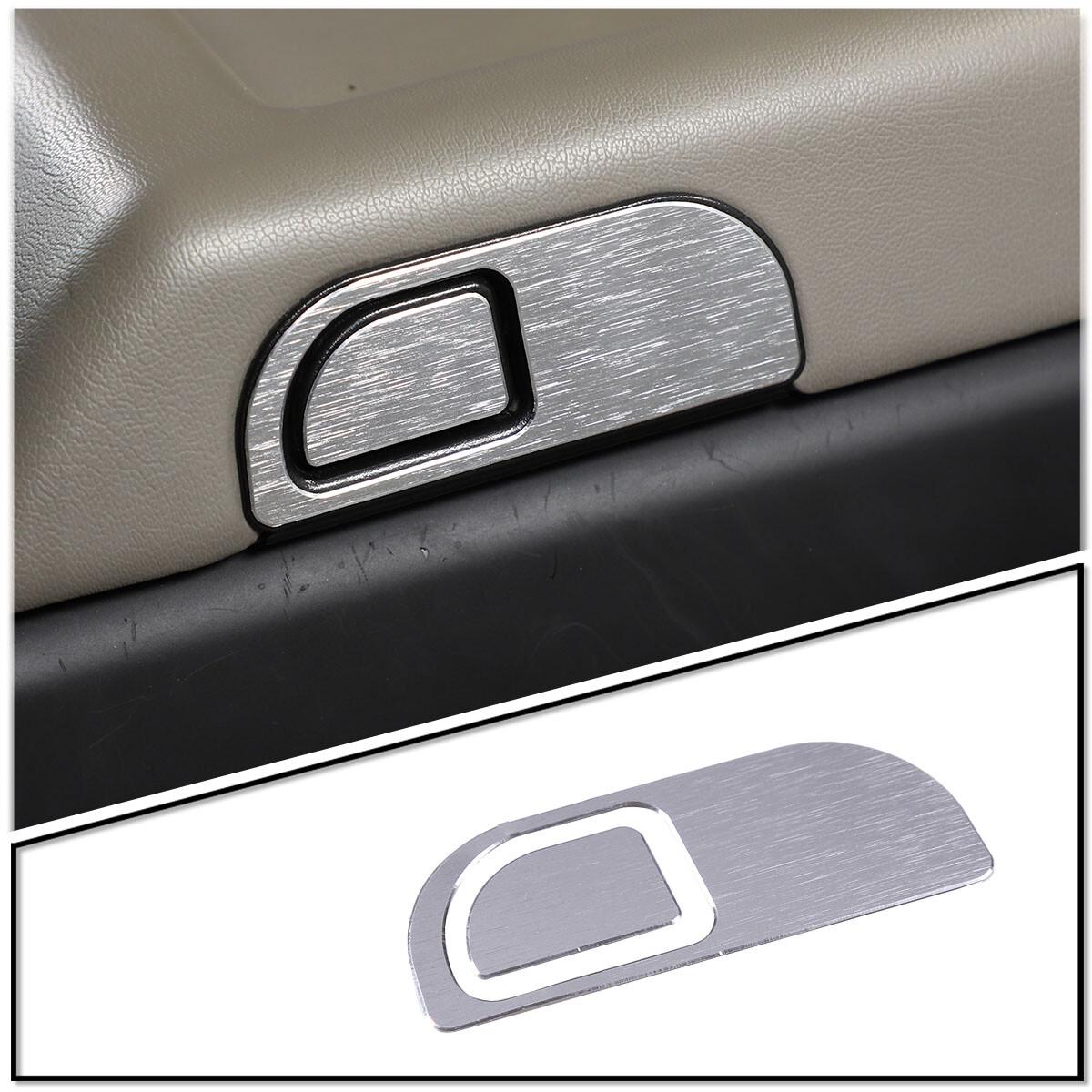 Silver Alloy Central Armrest Box Switch Decor Trim Cover For Hummer H2 2003-07