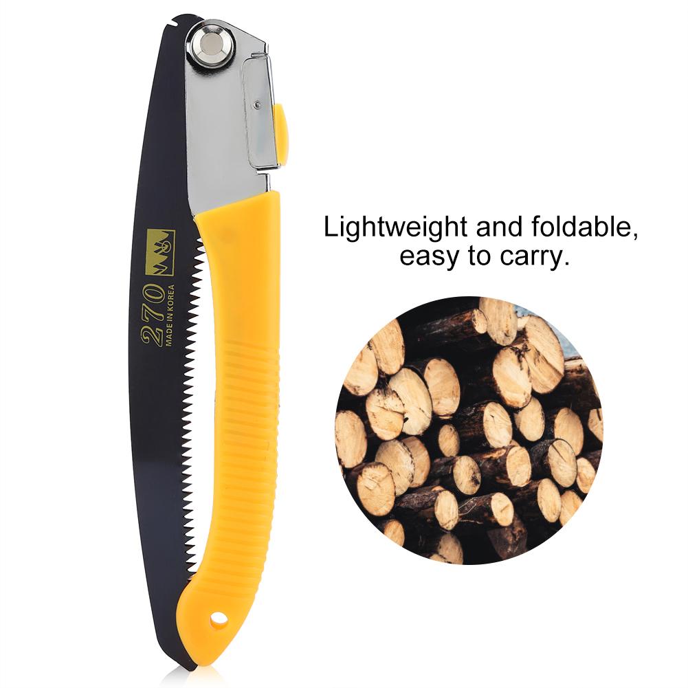 280mm Fällbar Handsåg Träsågning Fruktträd Beskärning Trimning Trädgårdsverktyg(#1)