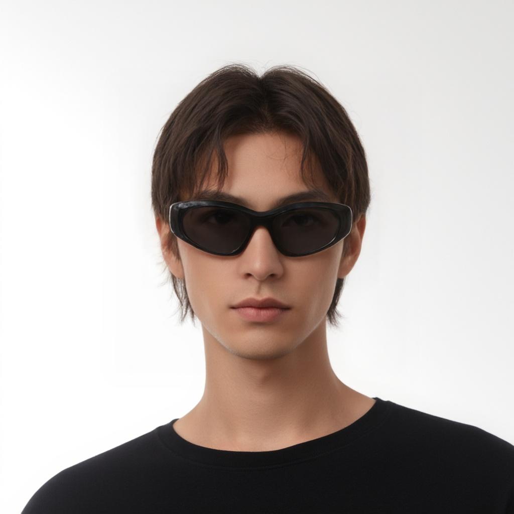 Celine Logo Cat Eye Sonnenbrille Herren Sonnenbrille Schwarz CL40279U5701A