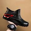 Rain Boots for Men Rainproof and Waterproof Shoes Short Non-slip Casual Fishing Rubber Boots Work Rubber Shoes Motorcycle Boots