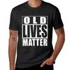 Old Lives Matter T-Shirt tops quick drying boys whites anime clothes t shirts casual stylish