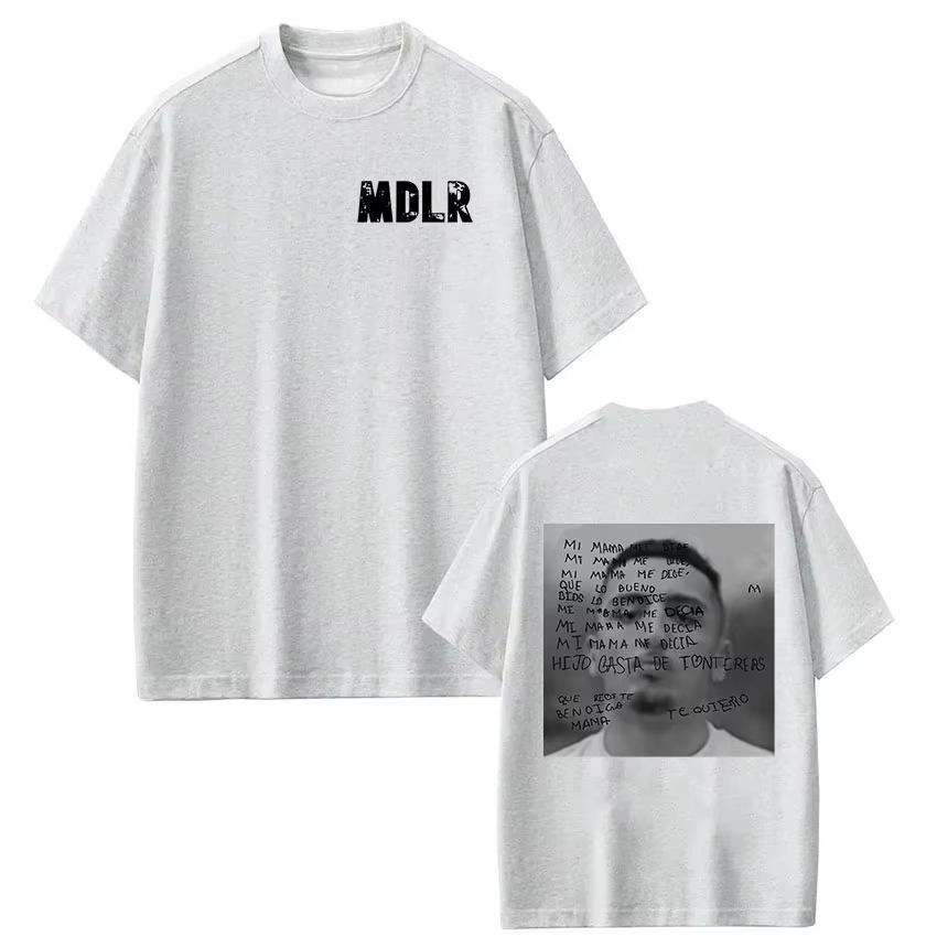 Mens Tshirt Featuring Morad MDLR Tour Album Design Loose Fit Casual Unisex Streetwear Top Graphic T Shirts Vintage T Shirt