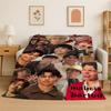 Mote Malachi Barton Stjerne Mykt Flanell Kasteteppe, Varmt Koselig Teppe for Seng, Stol, Sofa, Soverom, Stue, Reise, Piknik