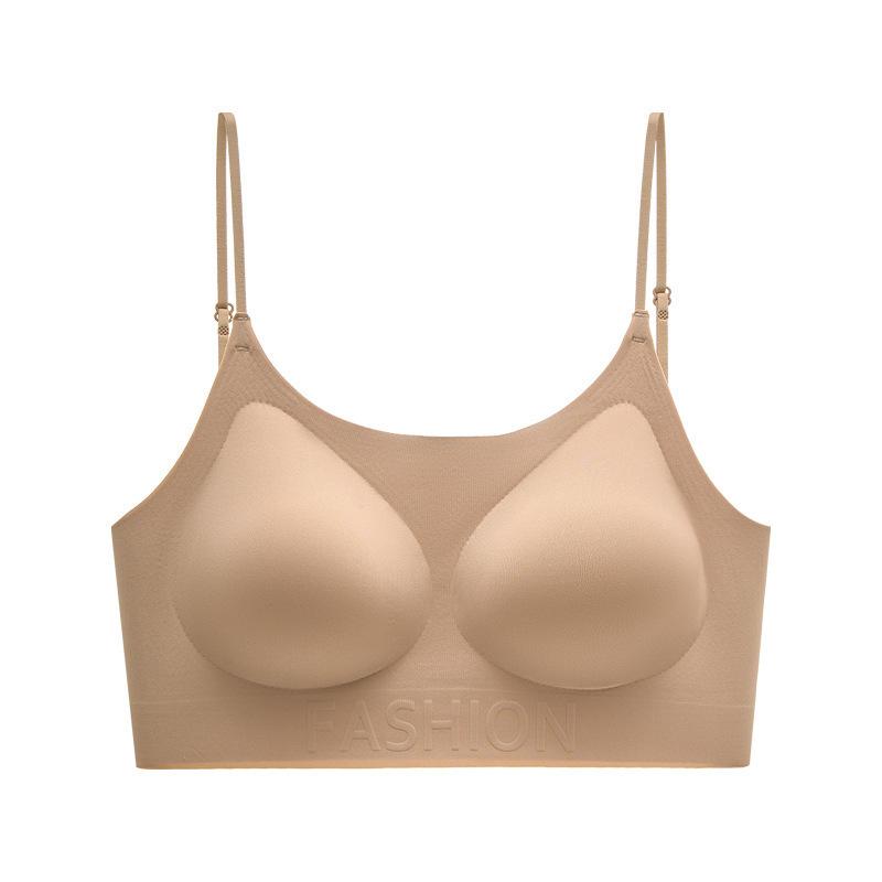 Traceless Jelly Foundation Women's Invisible Expanded Skinny Shoulder Straps Cross Shoulder Straps Beautiful Back Women's Bra