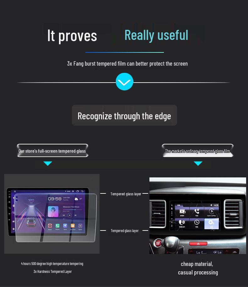 Polo 2020 Navigation Screen Tempered Glass Protector