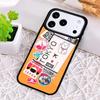 BOARDING PASS Phone Case for iPhone 17 Air 16 15 11 12 14 13 Pro Max Shockproof Cover