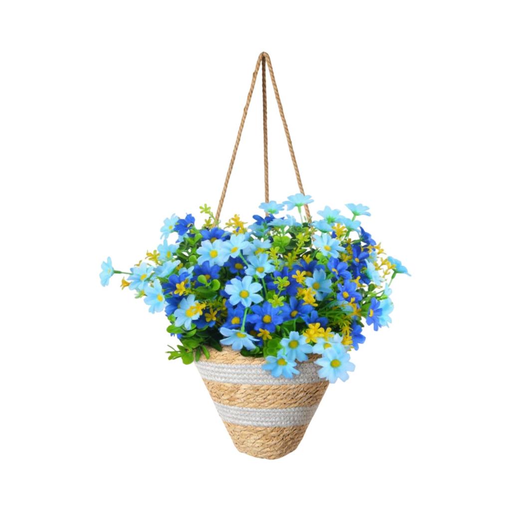 Simulated Flower Basket Decoration Flower Basket Spring Simulated Flower Decoration