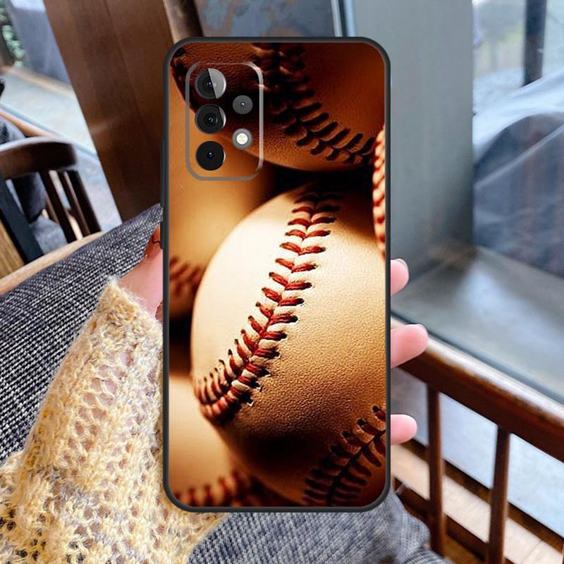 Love Baseball Sport Case For Samsung Galaxy A12 A22 A32 A52 A06 A54 A34 A14 A56 A36 A26 A16 A13 A53 A15 A35 A55