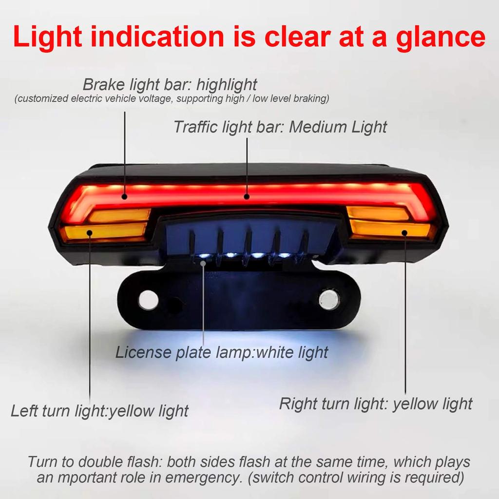 Xtahdge Universal 12-80V Lenkung + Fahren + Bremsen + Kennzeichenleuchte + Dual