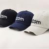 Trendy Cotton Baseball Cap With Embroidery Letter And Distressed Brims For Women Teens Casual Wear And Outdoor Activity