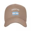 Vintage Argentina Argentinian Flag Baseball Cap Beach Bag fun hats Unisexs Luxury Womens