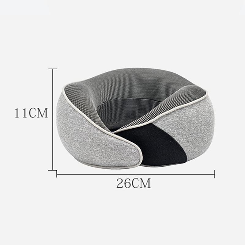 Memory Foam Travel Neck Pillow for Airplane & Car, Ergonomic U-Shape Design with Portable Storage Bag, Support for Office Nap
