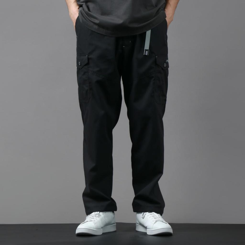 Outdoor Products Men's Cargo Pants, Mesh Lining, UV Protection, Quick-Drying, Easy-Drying, Loungewear, Black, Size M