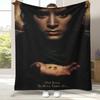 Retro L-Lord of The Rings H-Hobbit Flannel Blanket,Ultra Soft Warm Plush Throw for Home Bedroom Bed Sofa Cover Office Picnic