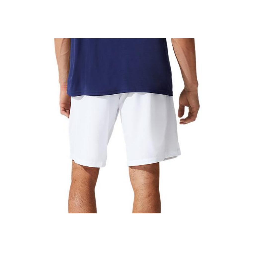 Asics Court 9In Shorts Solid Color Logo Loose Comfortable Casual Shorts Men shorts White 2041A176-100