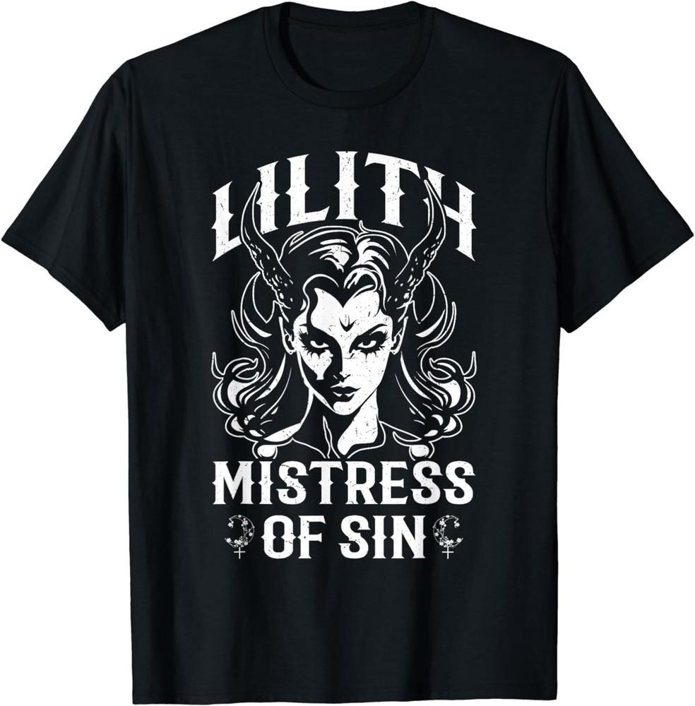 

New Limited Lilith Demon Gothic Mythology Folklore Dark Occult T-Shirt Tops Tee 3XL