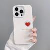 Love smiley face for apple iPhone17 mobile phone case colored silver apple 16/15/14 girl 13 trend 12