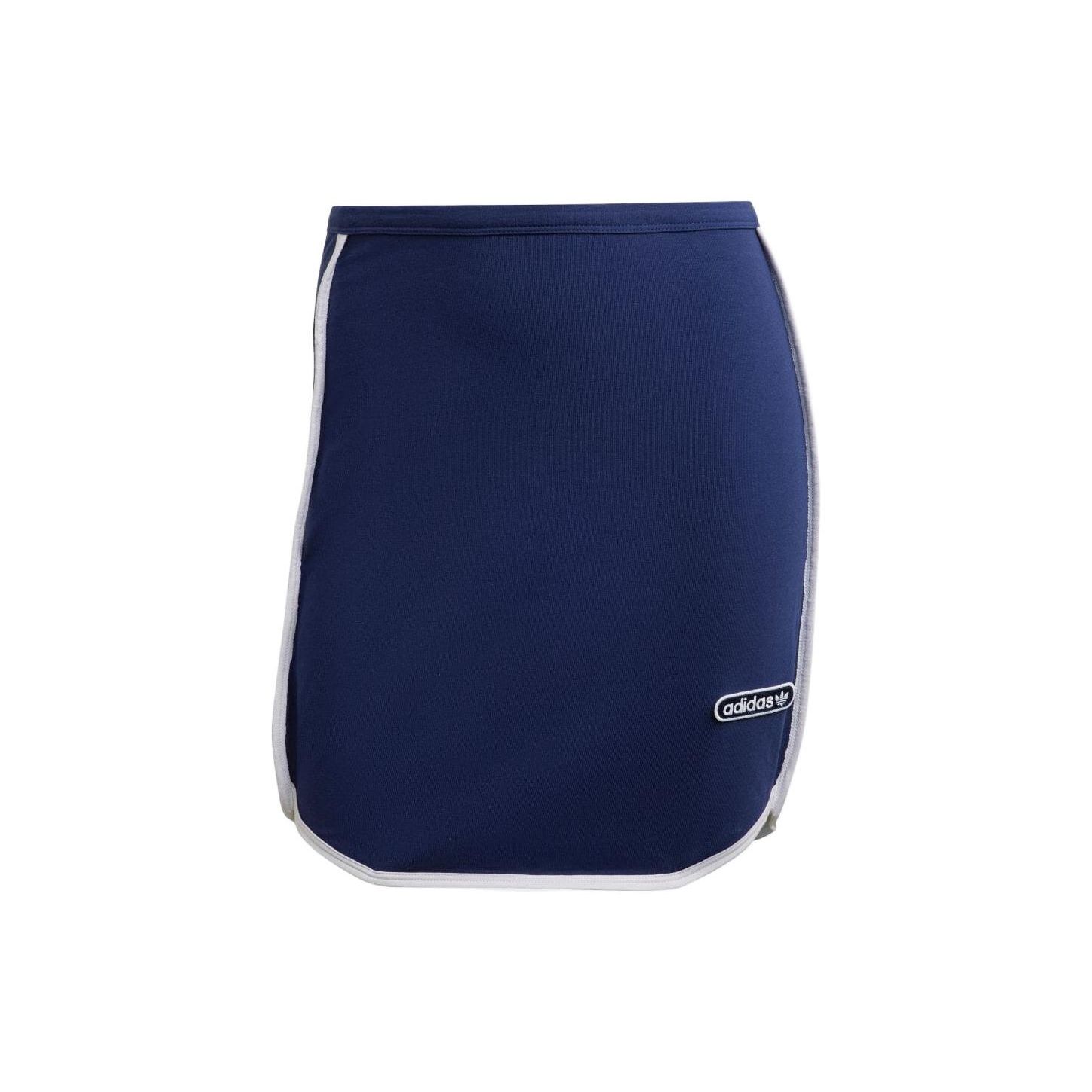 

Adidas Originals Clover Patchwork Letter Logo Skirt Women Bottoms Blue HL6565 S