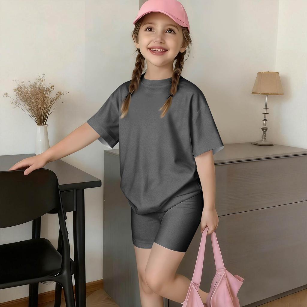Infant Baby Girls Boys Loose T-shirt+Pants Print Outfits Set