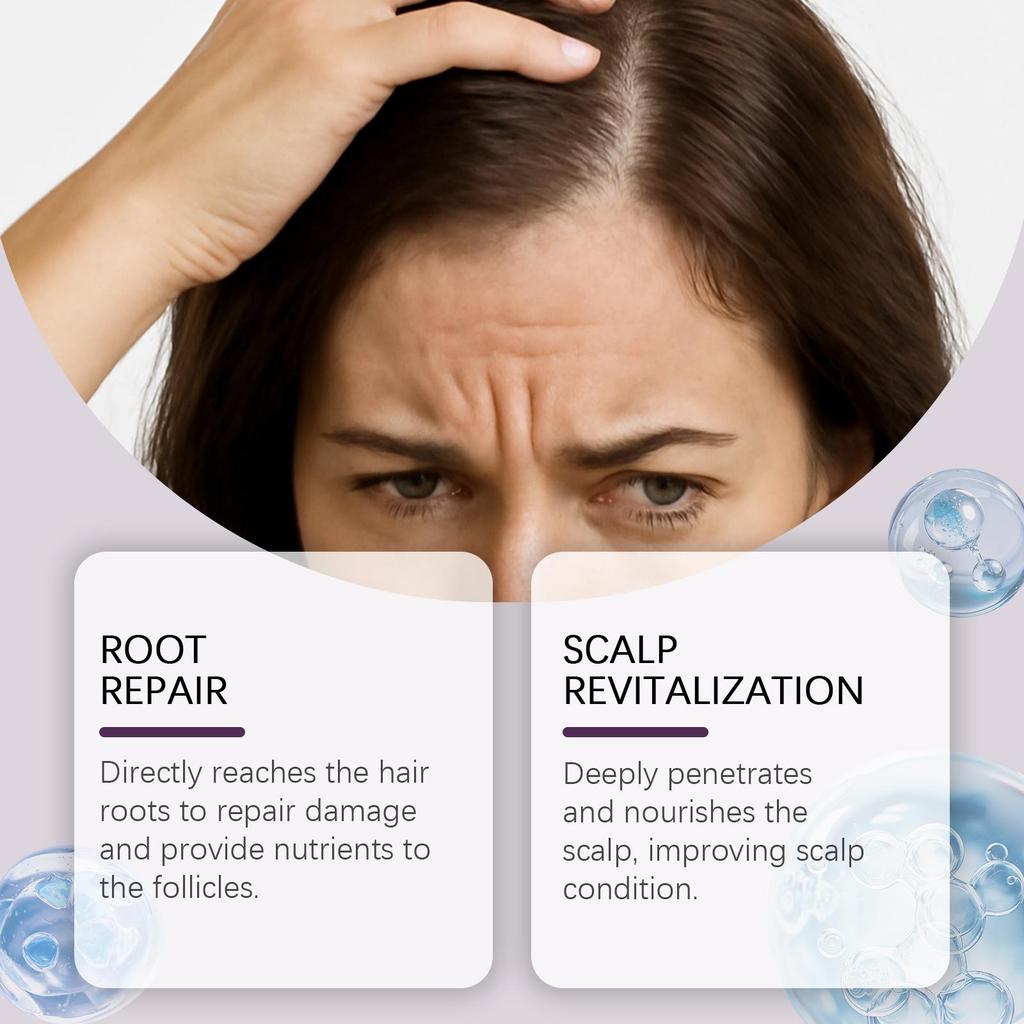 Refreshing Deep Nourishing Hair Essence - Nourishes Damaged Roots, Strengthens Follicles, Prevents Hair Loss & Enhances Shine