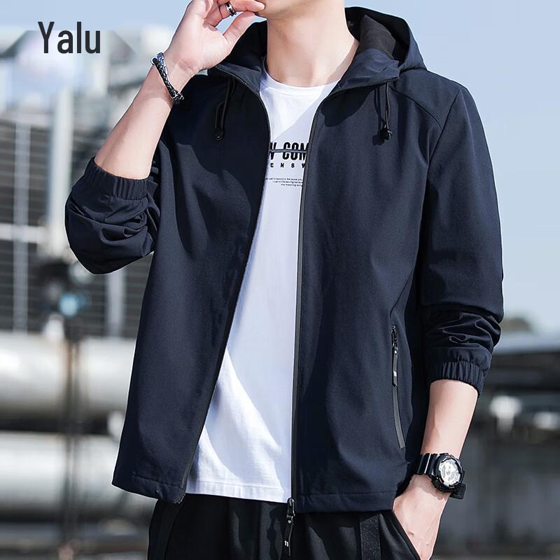 

Yalu Men s Hooded Casual Jacket 4XL