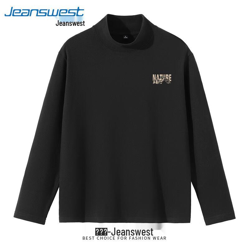 Jeanswest Men's Fleece-Lined High-Neck Thermal Base Layer Top