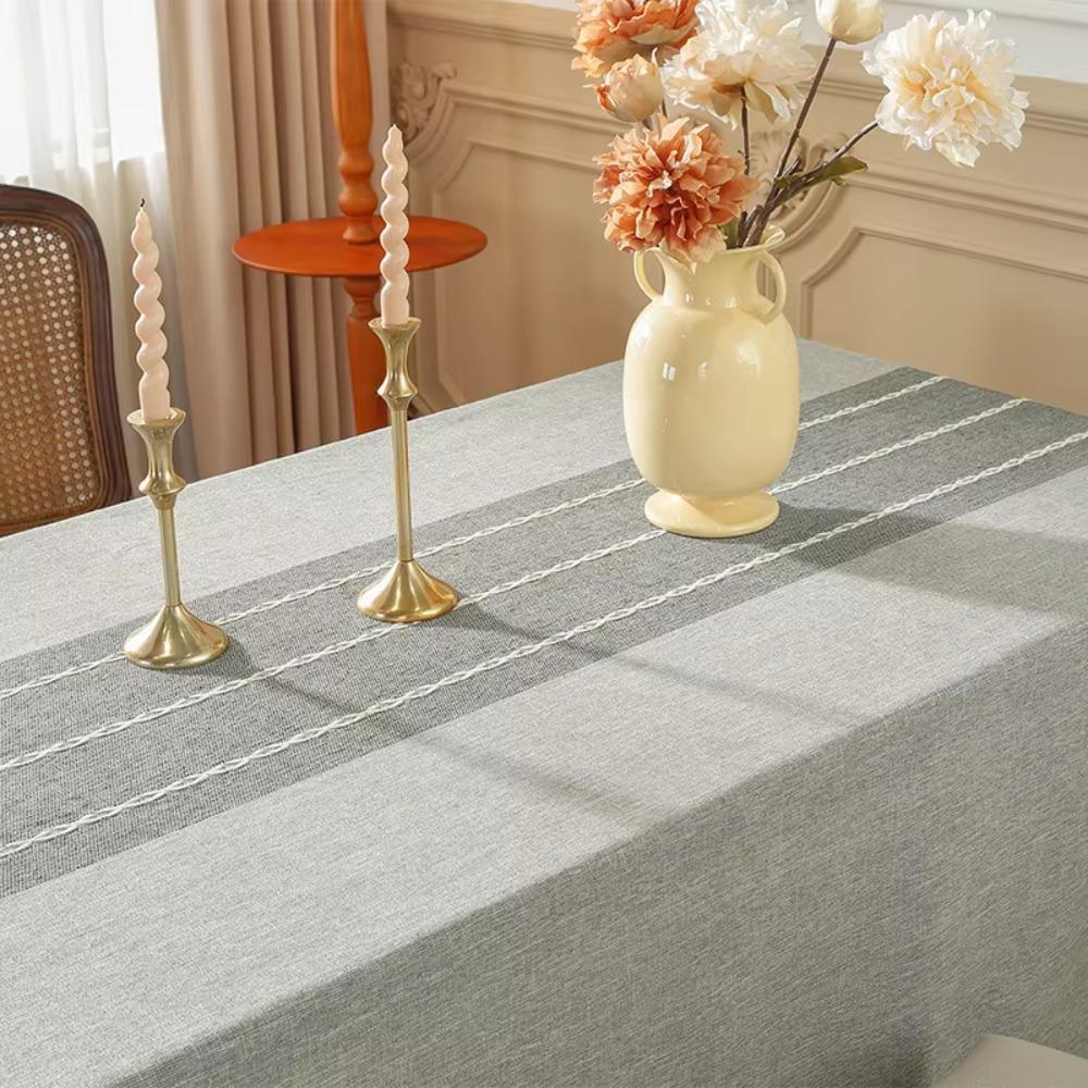 Wearable Rustic Tablecloth Waterproof Table Protecter INS Table Cover  Hotel