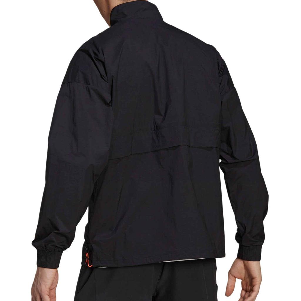 adidas Jackets Men's Black Stand Collar Moderate Workwear GU1756