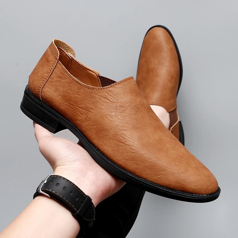 Fashion Business Shoes Men Brand Outdoor All-match Mens Loafers Slip On Male Comfortable Driving Shoe 2024 New Arrival Men Casual Shoes