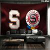 Iron Sparta Wall tapestry, aesthetic printed fabric blanket, suitable for bedroom, living room, and home decor.