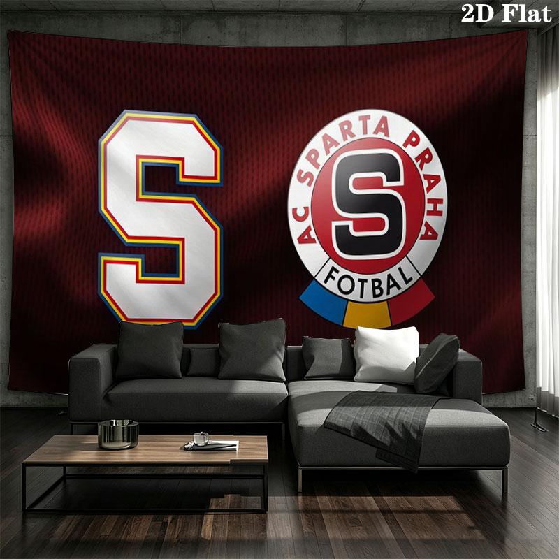 Iron Sparta Wall tapestry, aesthetic printed fabric blanket, suitable for bedroom, living room, and home decor.
