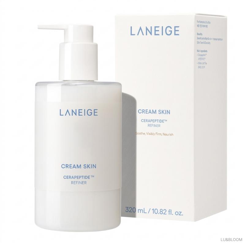 LANEIGE Cream Skin Cerapeptide™ Refiner 320ml (Jumbo Size) (+Free gift)